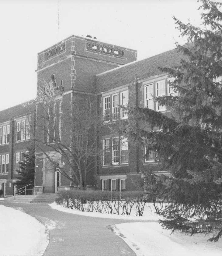 Picture of Schofield Hall taken from the Eau Claire Photo Archive 